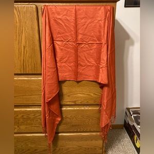 Orange fashion scarf 🧣